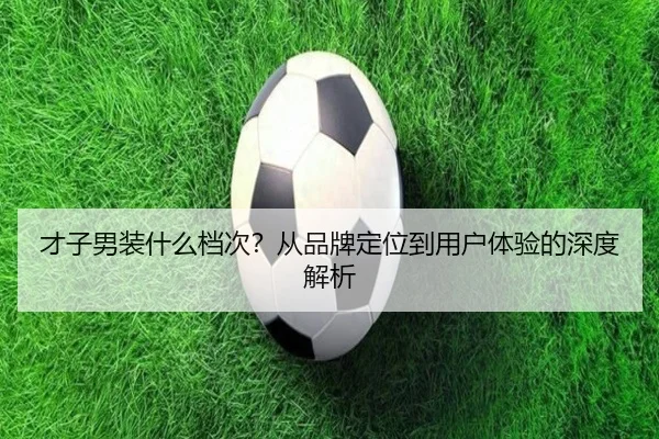 才子男装什么档次？从品牌定位到用户体验的深度解析